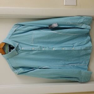 New with tags International Concepts button up long sleeve shirt size L